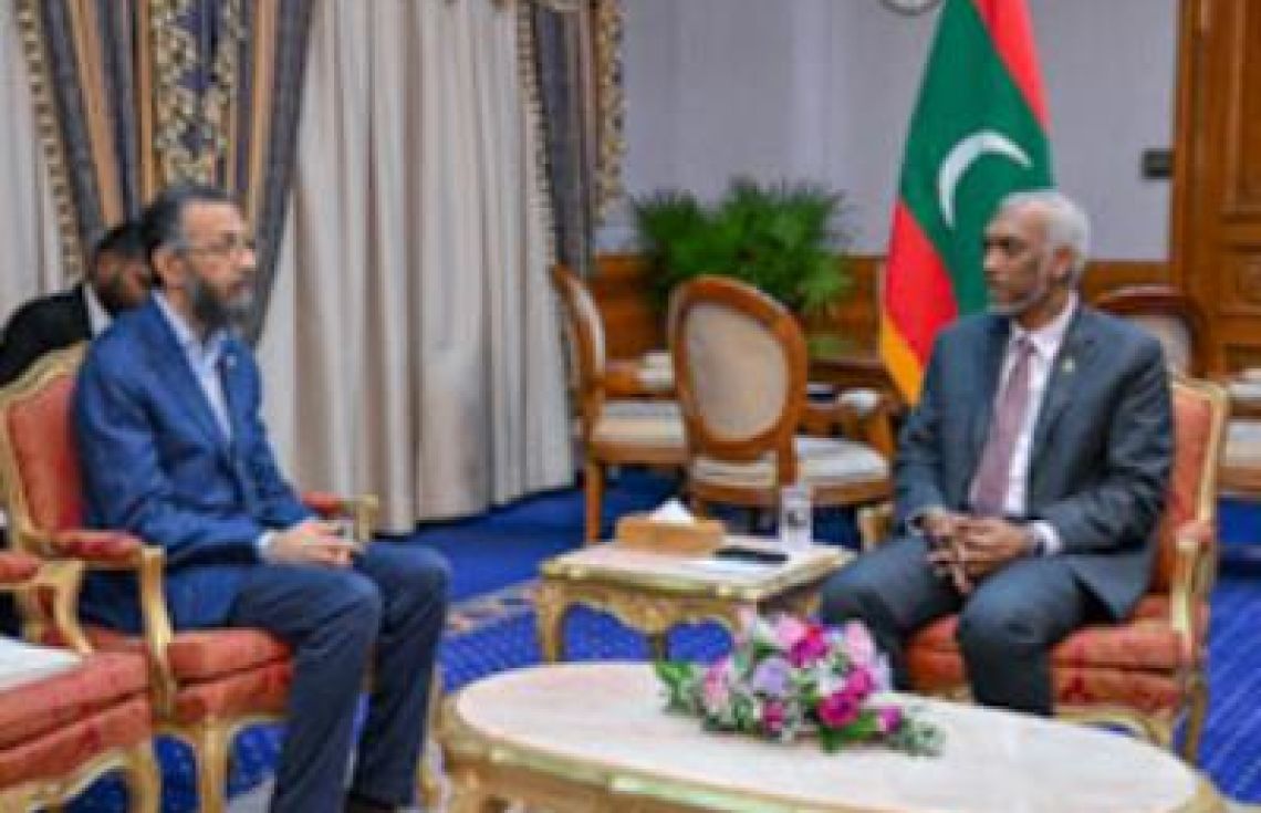އައިސީސީޑީގެ ސެކްރެޓަރީ ޖެނެރަލް، ރައީސް މުޢިއްޒުގެ އަރިހަށް އިޙްތިރާމުގެ ޒިޔާރަތެއް ކުރައްވައިފި