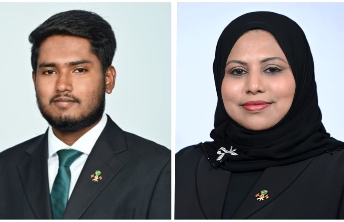 ޕީއެންސީގެ އަންހެނުންގެ ރޫހުގެ ރައީސް ކަމަށް ހީނާ އަދި ޒުވާނުންގެ ރައީސް ކަމަށް އަބާން އިންތިހާބުވެއްޖެ
