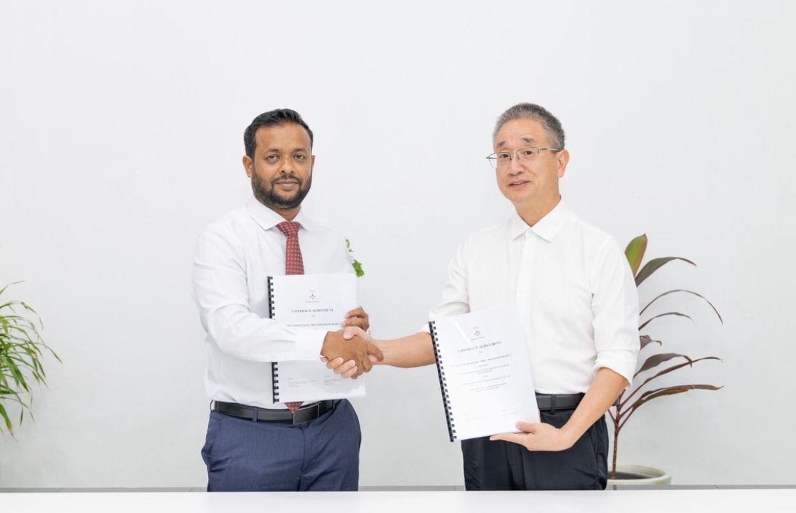 އައްޑޫ ސިޓީގެ ލިންކް ރޯޑު ޒަމާނީ ފެންވަރަށް ތަރައްގީކުރަން ޗައިނާގެ ކުންފުންޏަކާއި ހަވާލުކޮށްފި