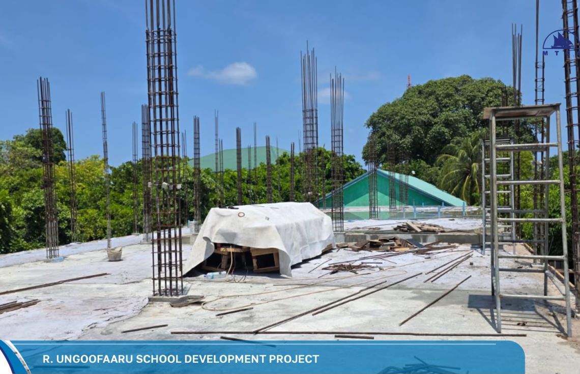 ރ. އުންގޫފާރުގައި އިތުރު 8 ކްލާސްރޫމްއެޅުމުގެ މަސައްކަތް ބާރަށް ކުރިޔަށްދަނީ