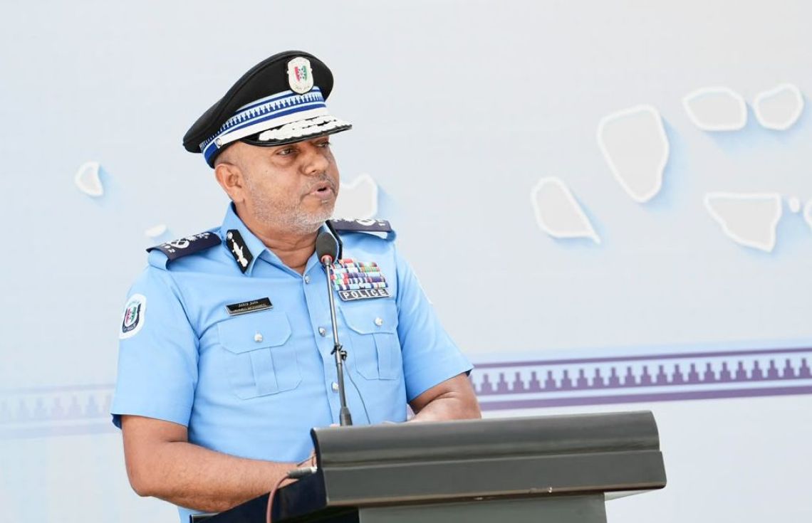 ކޮމިޝަނަރ އޮފް ޕޮލިސް އަހްމަދު މުހައްމަދު | ފޯޓޯ: މޯލްޑިވްސް ޕޮލިސް