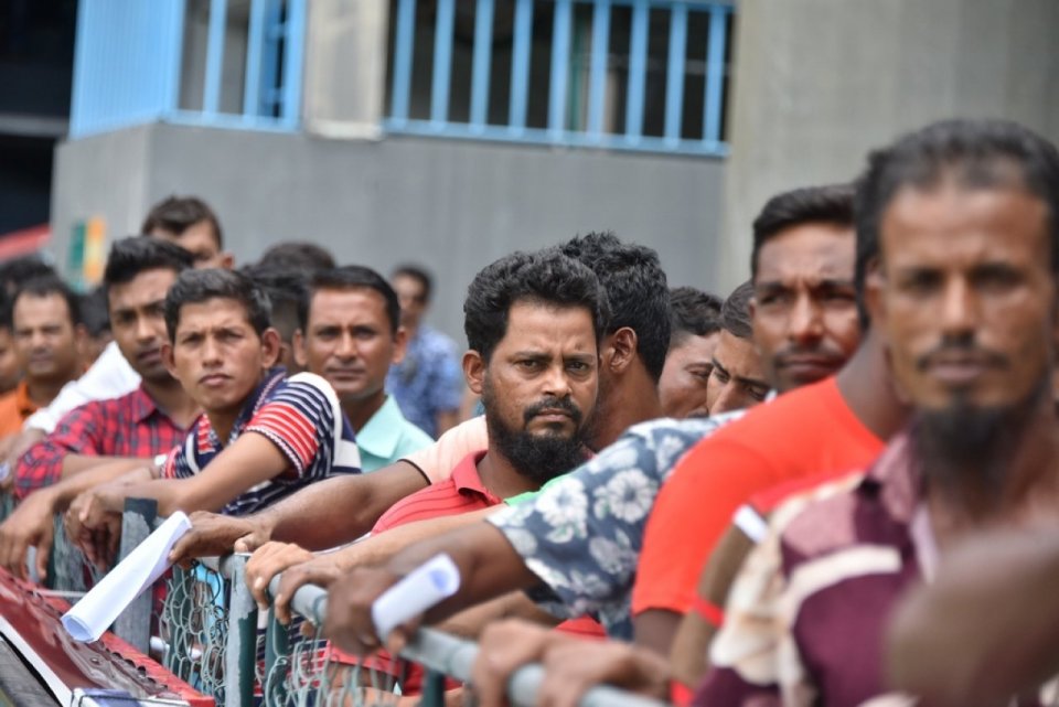 ކުރަނގި އޮޕަރޭޝަންގެ ތެރެއިން 705 ބިދޭސީ މަސައްކަތްތެރިންގެ މަޢުލޫމާތު ނަގައިފި