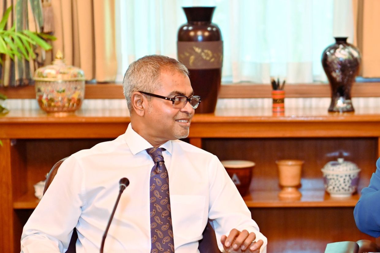 މޫސުމީ ބަދަލުތަކާއި ތިމާވެއްޓާއި ހަކަތައާއި ބެހޭ ވަޒީރު ތާރިޤް އިބްރާހީމް