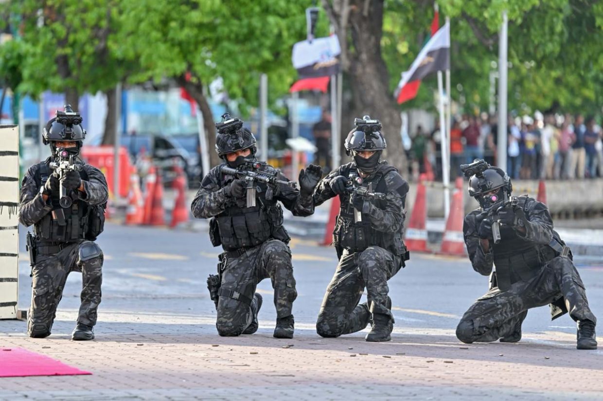 ނަސްރުގެ ދުވަހުގެ މުނާސަބަތުގައި ދިވެހި ސިފައިންގެ އަސްކަރީ ޤާބިލުކަން ދައްކާލުމުގެ ޚާއްސަ ހަރަކާތެއް މިއަދު ކުރިއަށްގެންގޮސްފި