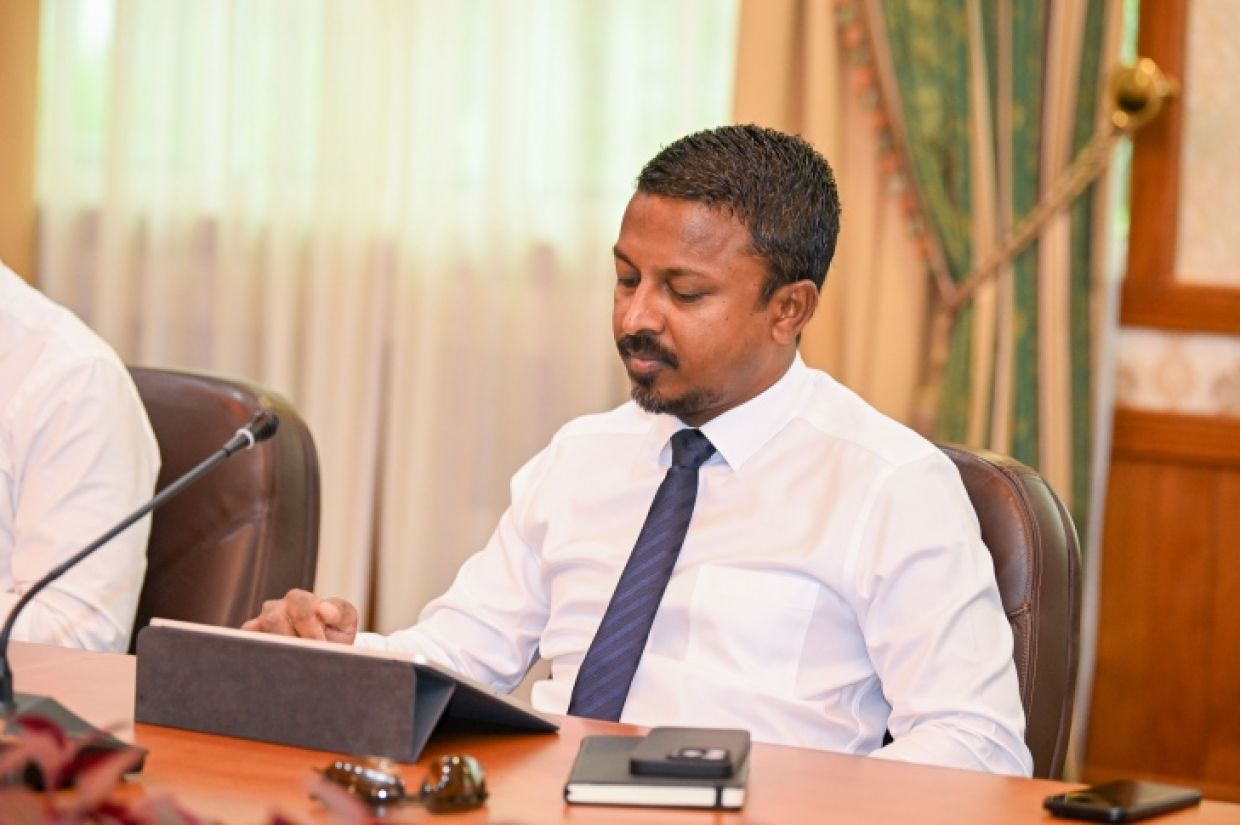 ބަންޑާރަނައިބު އަލްއުސްތާޛް އަހުމަދު އުޝާމް/ ފޮޓޯ: ރައީސް އޮފީސް
