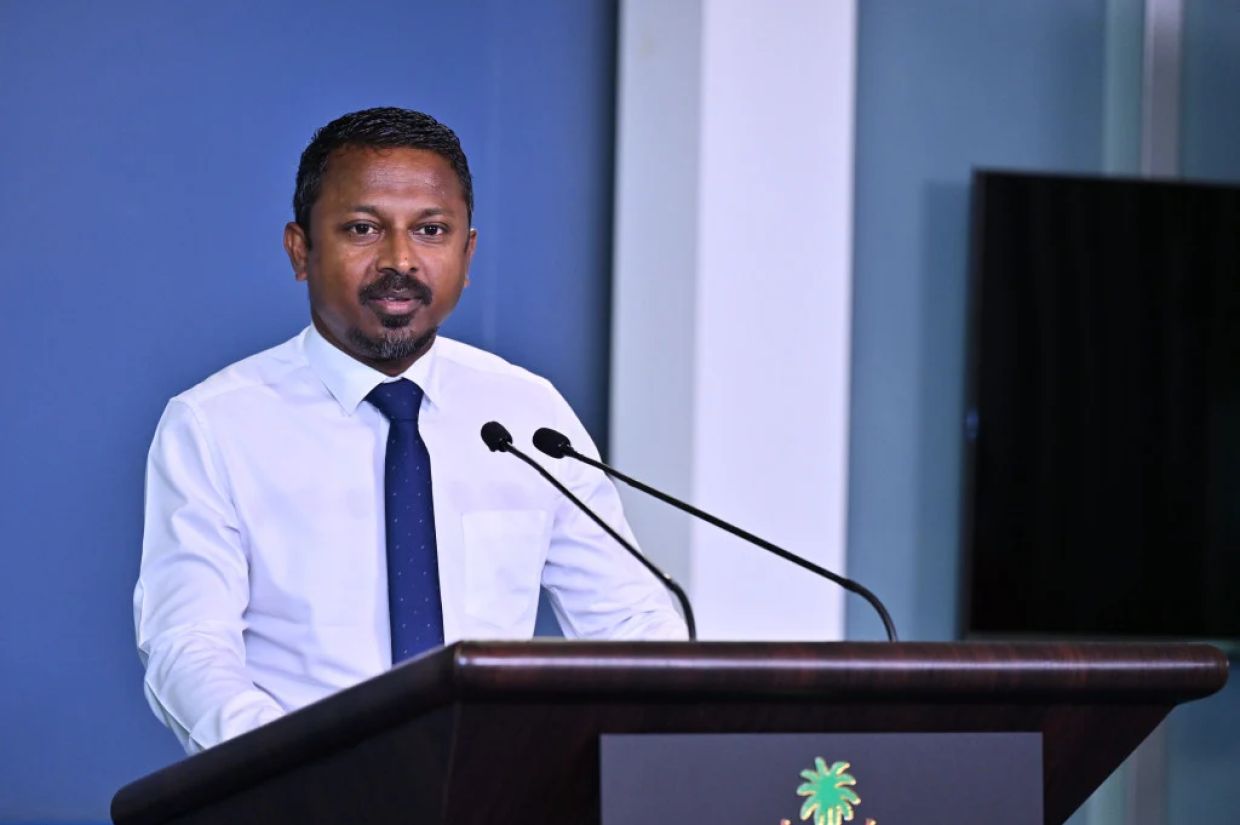 ބަންޑާރަނައިބު އަހްމަދު އުޝާމް. / ޕޮޓޯ: ޚުލާސާ