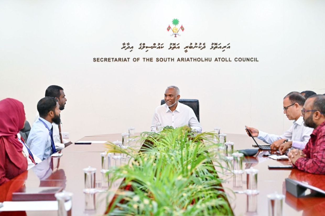 ރައީސުލްޖުމްހޫރިއްޔާ މަހިބަދޫ ކައުންސިލާ ބައްދަލުކުރެއްވުން. / ފޮޓޯ: ރައީސް އޮފީސް