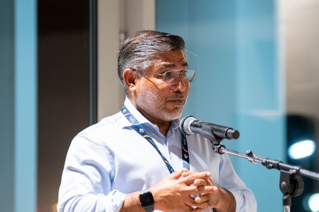 އެމްއޭސީއެލްގެ ސީއީއޯ އަދި މެނޭޖިން ޑިރެކްޓަރު އިބްރާހިމް ޝަރީފް މުޙައްމަދު/ ފޮޓޯ: އެމްއޭސީއެލް