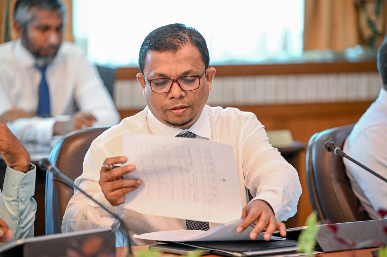 ކުރީގެ ފިނޭންސް މިނިސްޓަރު ޑރ. މުހައްމަދު ޝަފީގު / ފޮޓޯ: ޚުލާސާ