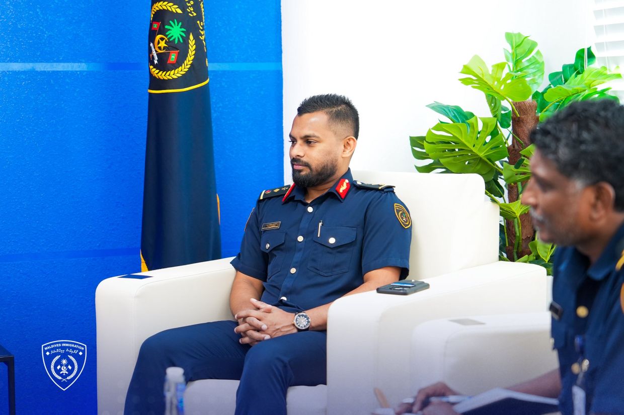 ކޮންޓްރޯލަރ ޖެނެރަލް އޮފް އިމިގްރޭޝަން މުޙައްމަދު ޝަމްޢާން ވަޙީދު. / ފޮޓޯ: އިމިގްރޭޝަން