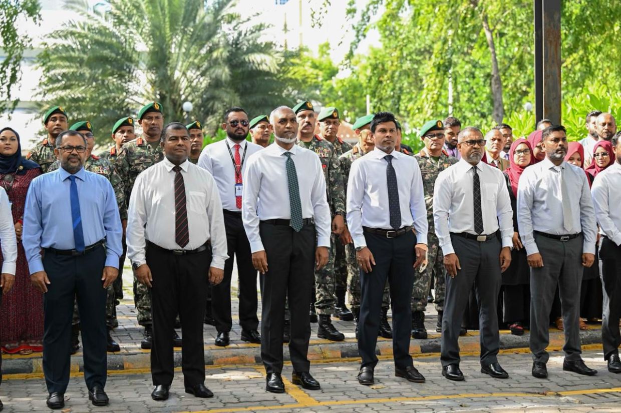 ސުނާމީ ކާރިސާގައި ނިޔާވި މީހުންނާއި ގެއްލުނު މީހުންގެ ހަނދާނުގައި ގެނައި ސުކޫތުގައި ރައީސް ބައިވެރިވެވަޑައިގެންފި