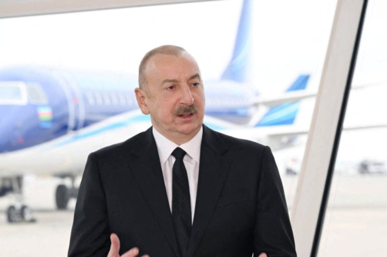 އަޒަރްބައިޖާނުގެ މަތިންދާބޯޓު ވެއްޓުނު ޙާދިސާގެ ޒިންމާ ރަޝިޔާއިން ނަގަން ޖެހޭކަމަށް އަޒަރްބައިޖާނުން ބުނެފި