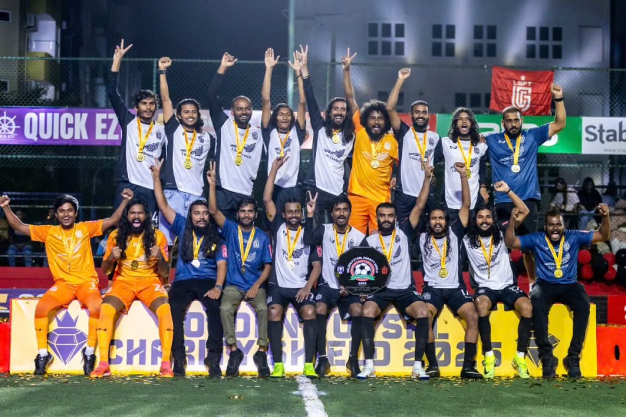 އޭދަފުށި ބަލިކޮށް ގޯލްޑަން ފުޓްސަލް ޗެރިޓީ ޝީލްޑް ލ. ގަމުން ދިފާޢު ކޮށްފި