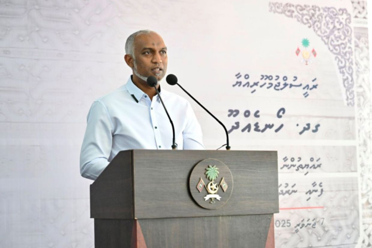 ހޯނޑެއްދޫ ރައްޔިތުންނާ މުހާތަބުކޮށް ރައީސުލްޖުމްހޫރިއްޔާ ވާހަކަފުޅުދައްކަވަނީ.