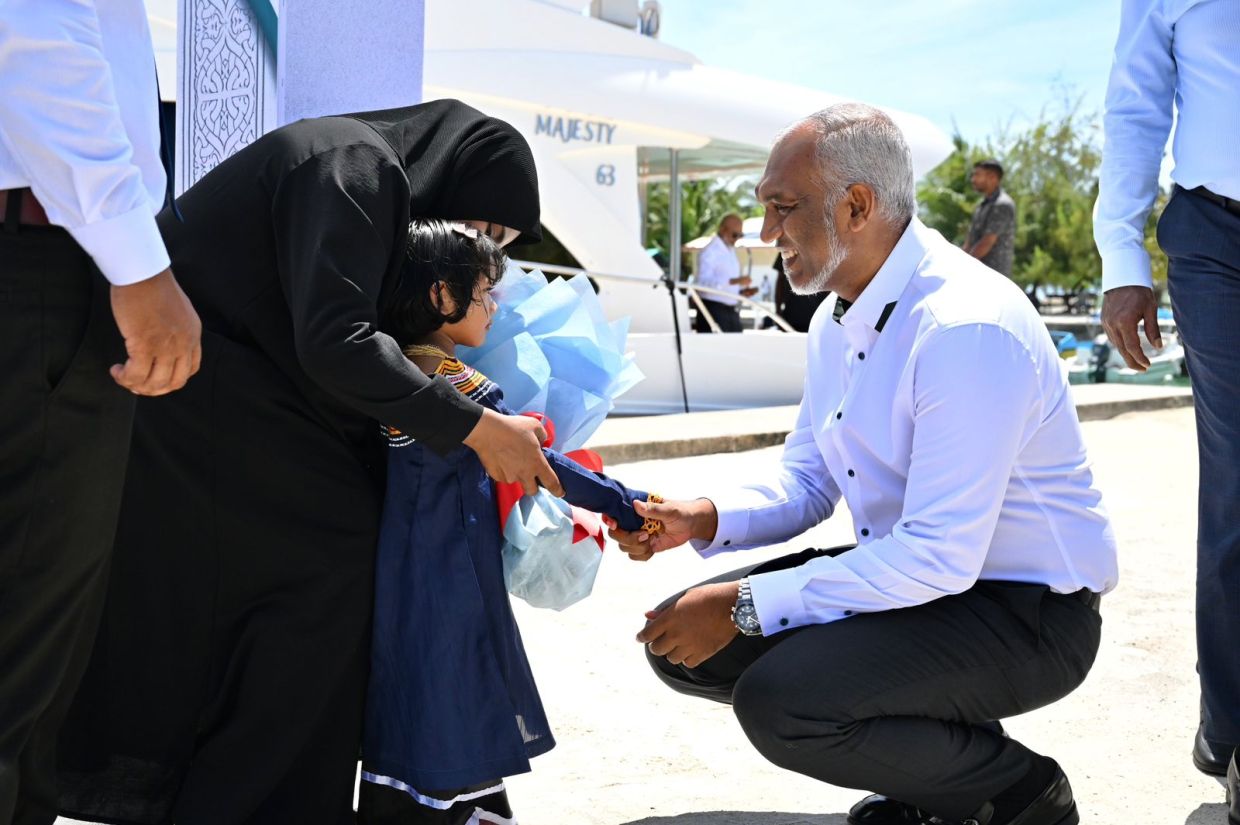 ރައީސް ގދ. ނަޑެއްލާއަށް ވަޑައިގަތުން/ ފޮޓޯ: ރައީސް އޮފީސް