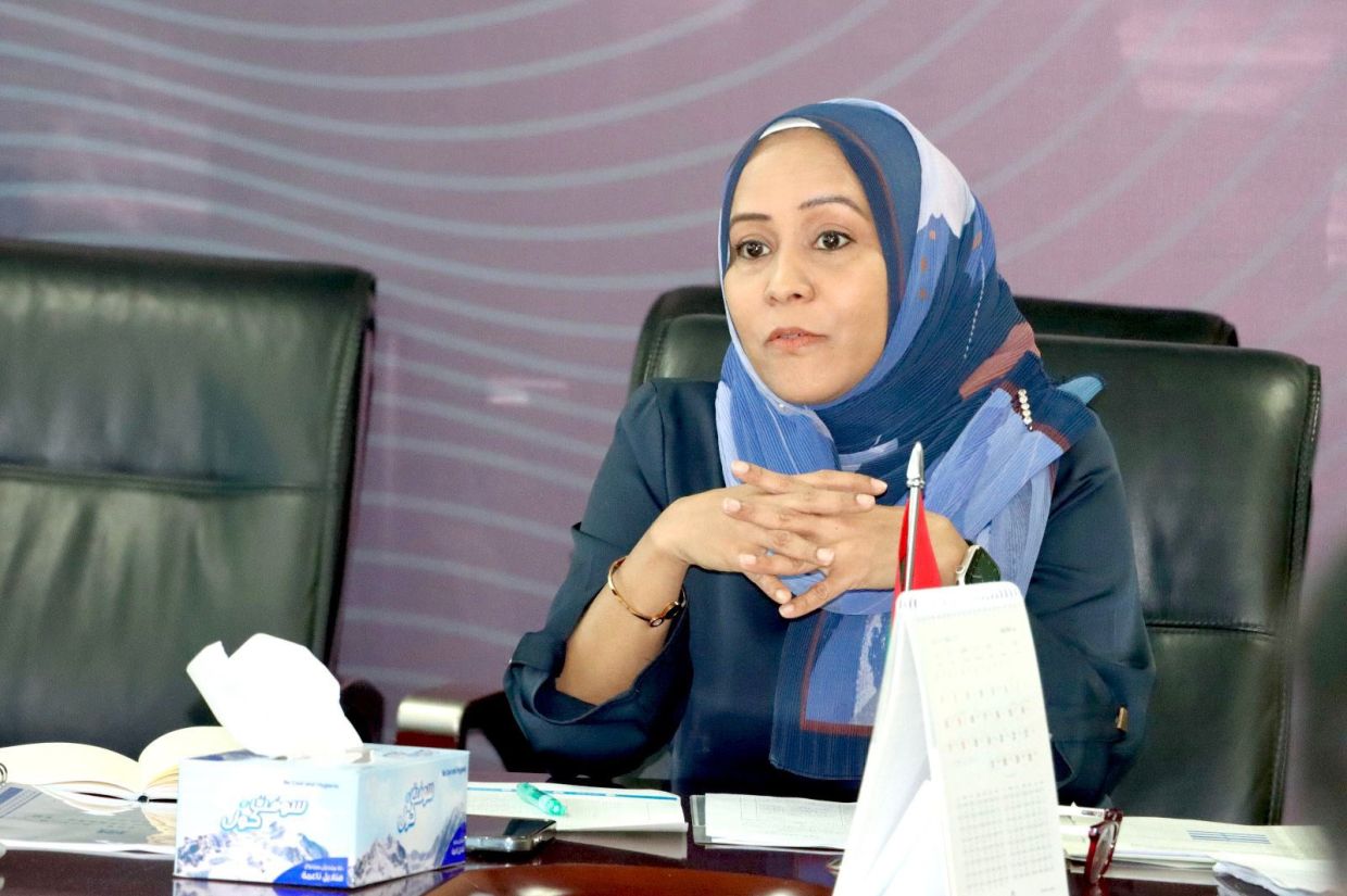 ނޭޝަނަލް ޑްރަގް އެޖެންސީ (އެންޑީއޭ)ގެ ޗެއާމަން ލުބްނާ ޒާހިރު. / ފޮޓޯ: އެންޑީއޭ