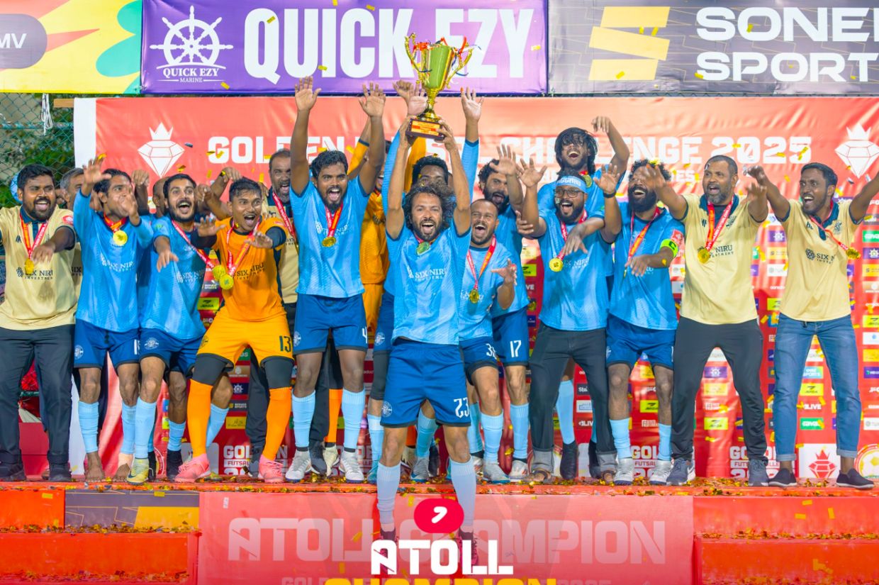 ޗެމްޕިއަން މުލައް ބަލިކޮށް ދިއްގަރުގެ ހަރުގަނޑަށް ފަސްވަނަ ތަށި! ދަރަނބޫދޫއިން ވެސް ތަށި ހޯދައިފި!