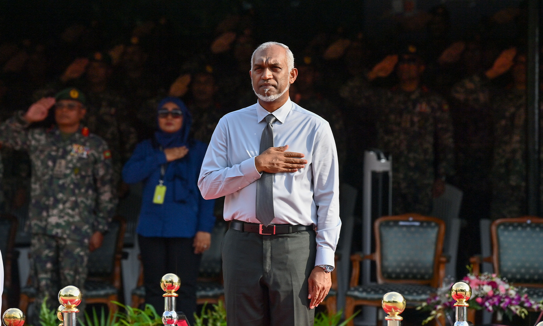 ރައީސުލްޖުމްހޫރިއްޔާ ޑރ. މުޙައްމަދު މުޢިއްޒު