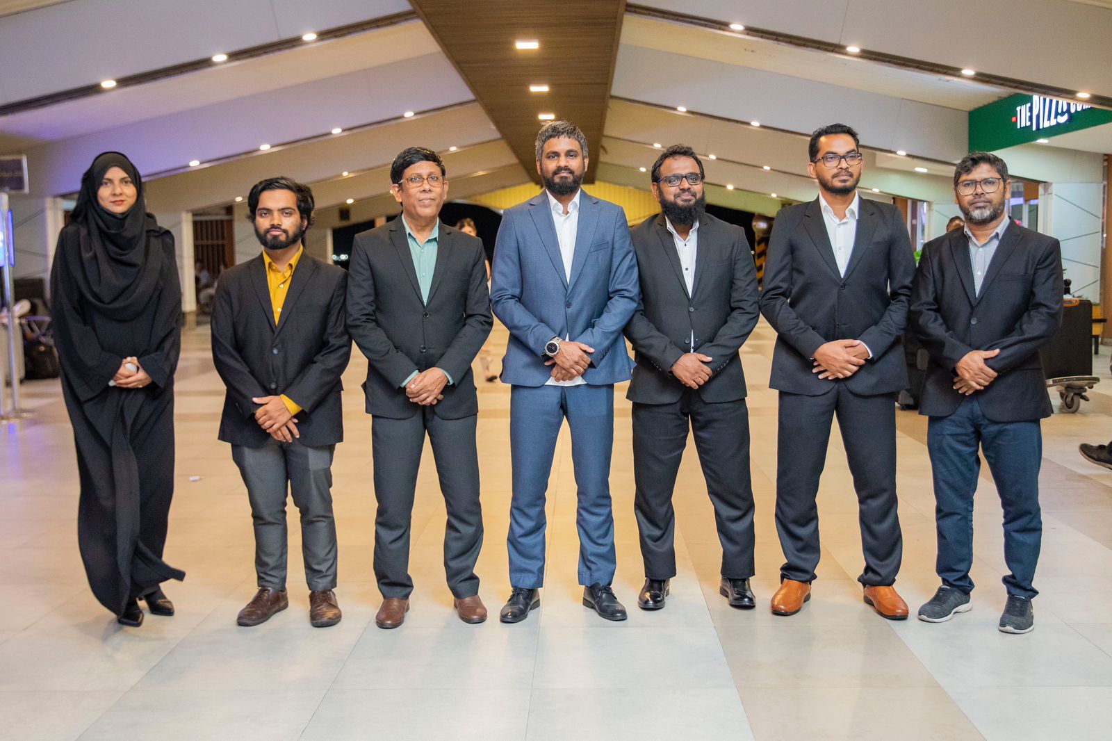 1445ވަނަ އަހަރުގެ ޙައްޖު މިޝަންގެ މެންބަރުން. ފޮޓޯ: އިސްލާމިކް މިނިސްޓްރީ