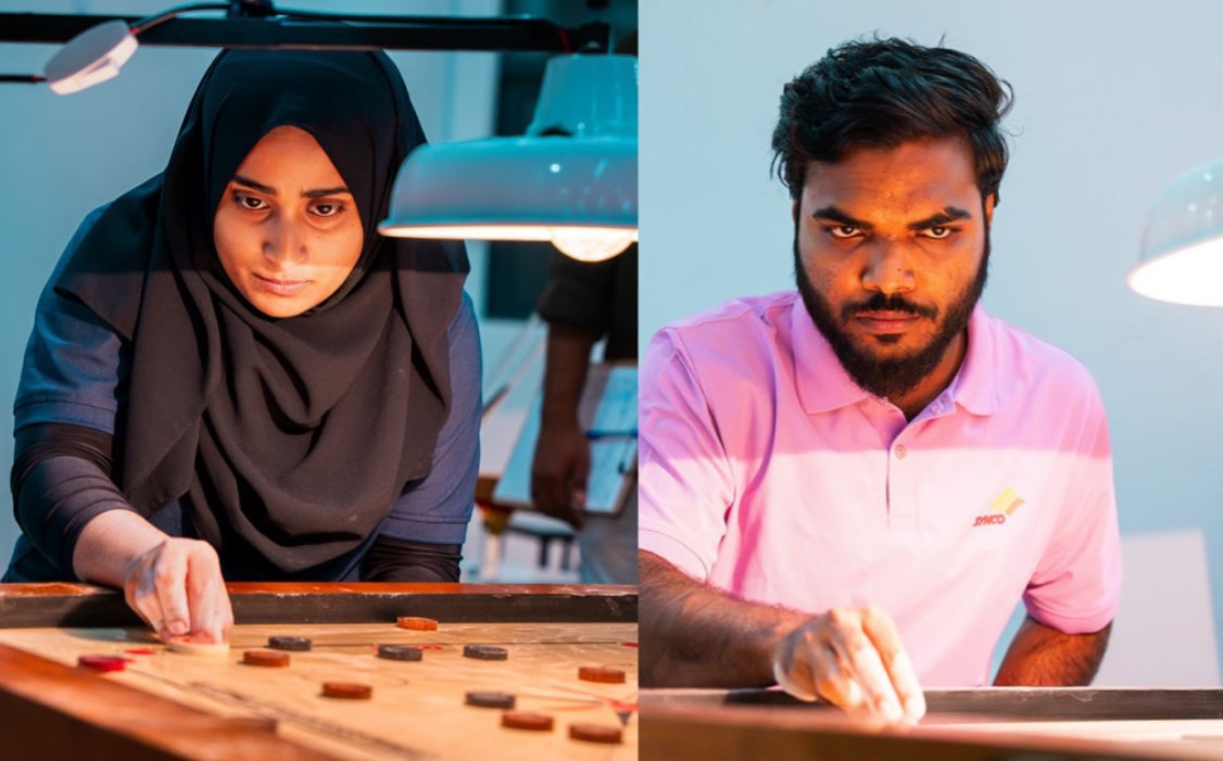 ގައުމީ ކެރަމްގެ ޗެމްޕިއަންކަން ޖެހިޖެހިގެން ދެވަނަ ފަހަރަށް ހުޖާން އާއި ނަހުފާ
