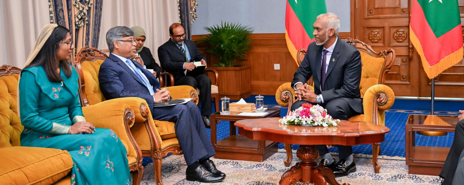 ސާކްގެ ސެކްރެޓަރީ ޖެނެރަލް، ރާއްޖޭގެ ރައީސުލް ޖުމްހޫރިއްޔާ އާއި ބައްދަލު ރެއްވުން