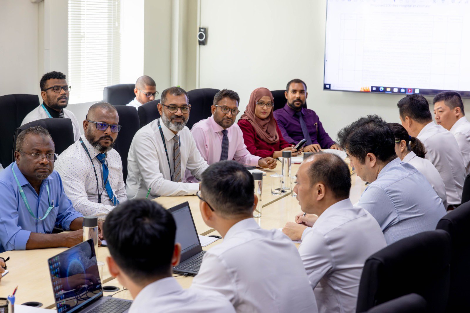 ވިލިމާލޭގައި އަޅާ ޓާޝަރީ ހޮސްޕިޓަލުގެ ޓެކްނިކަލް ކަންކަމާ ގުޅޭގޮތުން މަޝްވަރާކޮށްފި