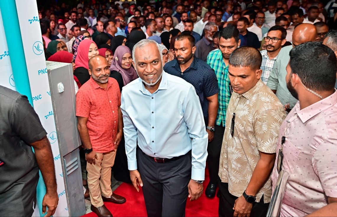 ޕީއެންސީގެ ރައީސް ޕާޓީގެ ޖަލްސާއެއްގައި