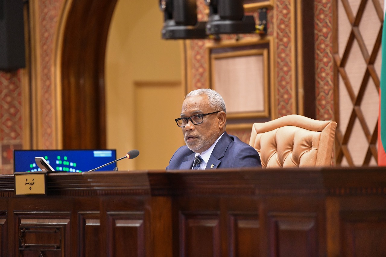 ރައްޔިތުންގެ މަޖިލީހުގެ ރައީސް މުޙައްމަދު އަބްދުއްރަޙީމް އަބްދުﷲ