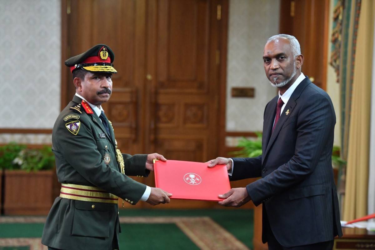 ކުރީގެ ޗީފް އޮފް ޑިފެންސް ފޯސް އަބްދުއްރަހީމް، ސްޓޭޓް މިނިސްޓަރުކަމަށް