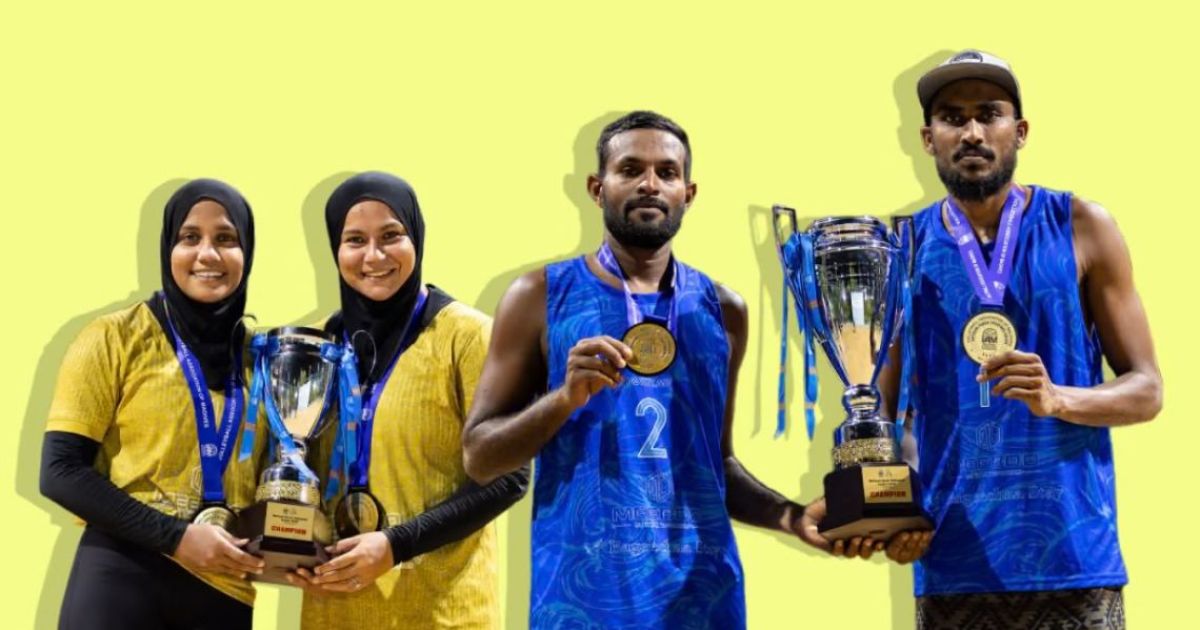 ޤައުމީ ބީޗްވޮލީބޯޅައިގެ ޗެމްޕިއަނުން ހޮވައިފި