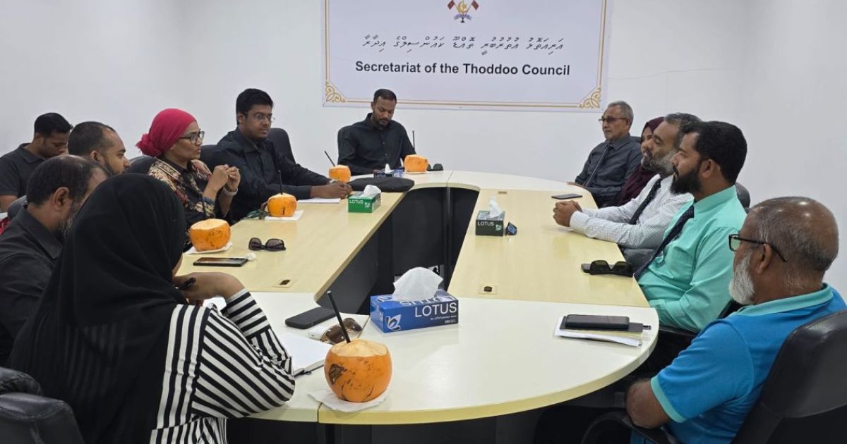 ވަޒީރު މާރިޔާ ތޮއްޑޫ ދަނޑުވެރިންނާ ބައްދަލުކުރައްވައިފި