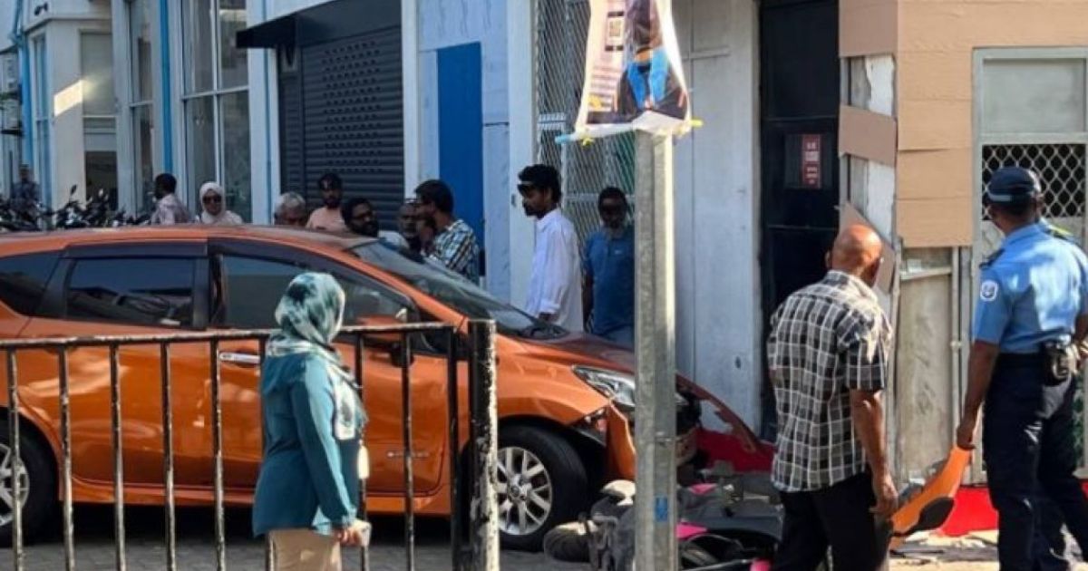 މާލޭގައި އެކްސިޑެންޓެއް، 8 ވެހިކަލަށް ގެއްލުންވި!
