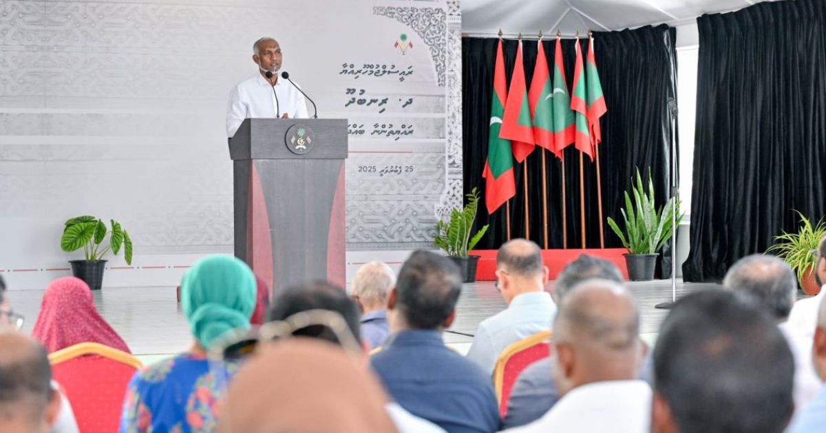 ރިނބުދޫގައި އައު މިސްކިތެއް ބިނާކޮށްދޭނަން: ރައީސް