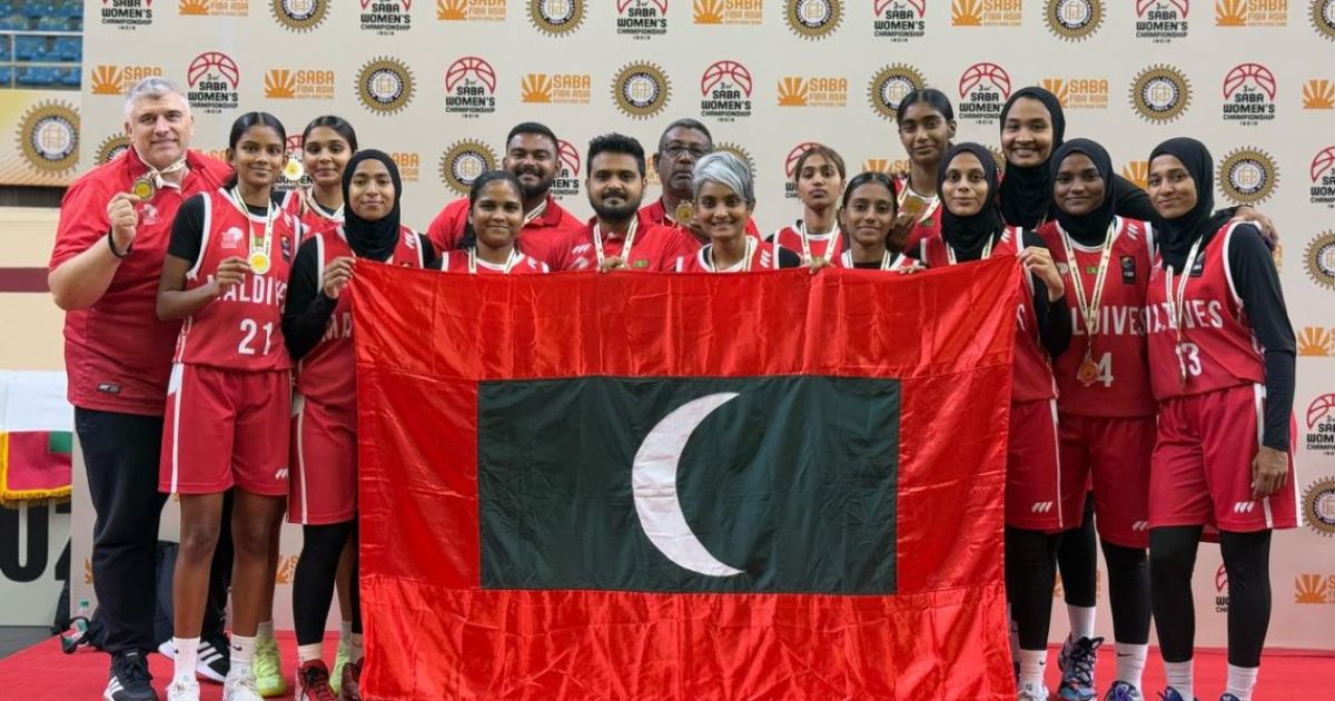 އަންހެން ބާސްކެޓްބޯޅަ ޓީމުގެ ކާމިޔާބީއަށް ރައީސްގެ މަރުޙަބާ