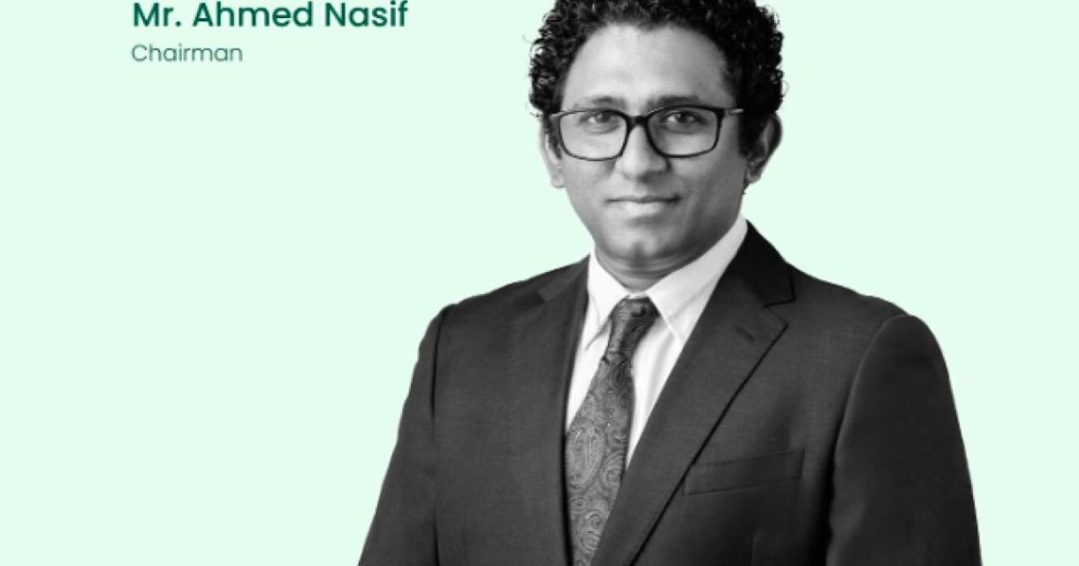 ނާސިފް ވެމްކޯގެ ޗެއާމަނަކަށް އައްޔަންކޮށްފި