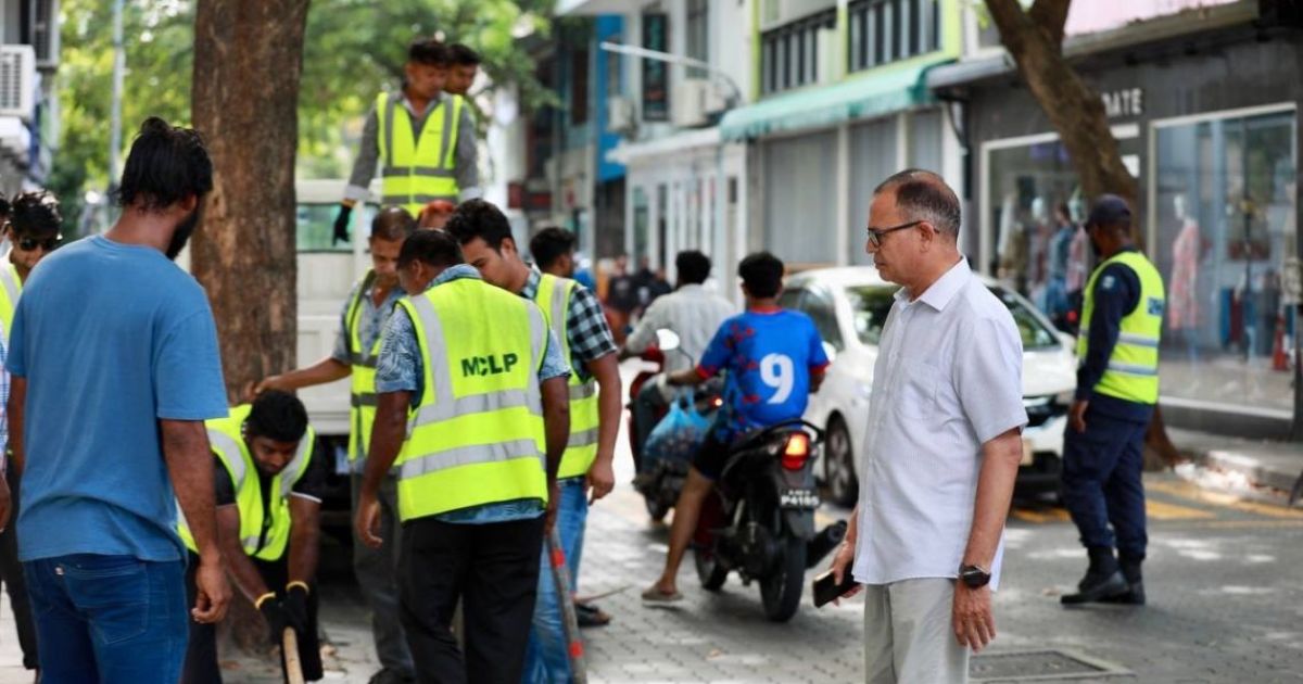 މާލޭގެ ކާނުތައް ސާފުކުރުމުގެ މަސައްކަތް މިނިސްޓްރީން ފަށައިފި