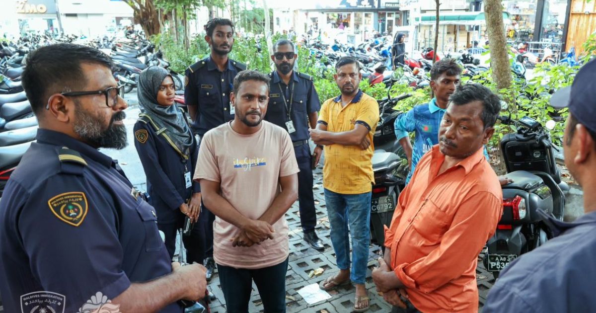ހީނާމާގެ ޕާކިން ސަރަހައްދުން ހަތަރު ބިދޭސީއަކު ހިފަހައްޓައިފި