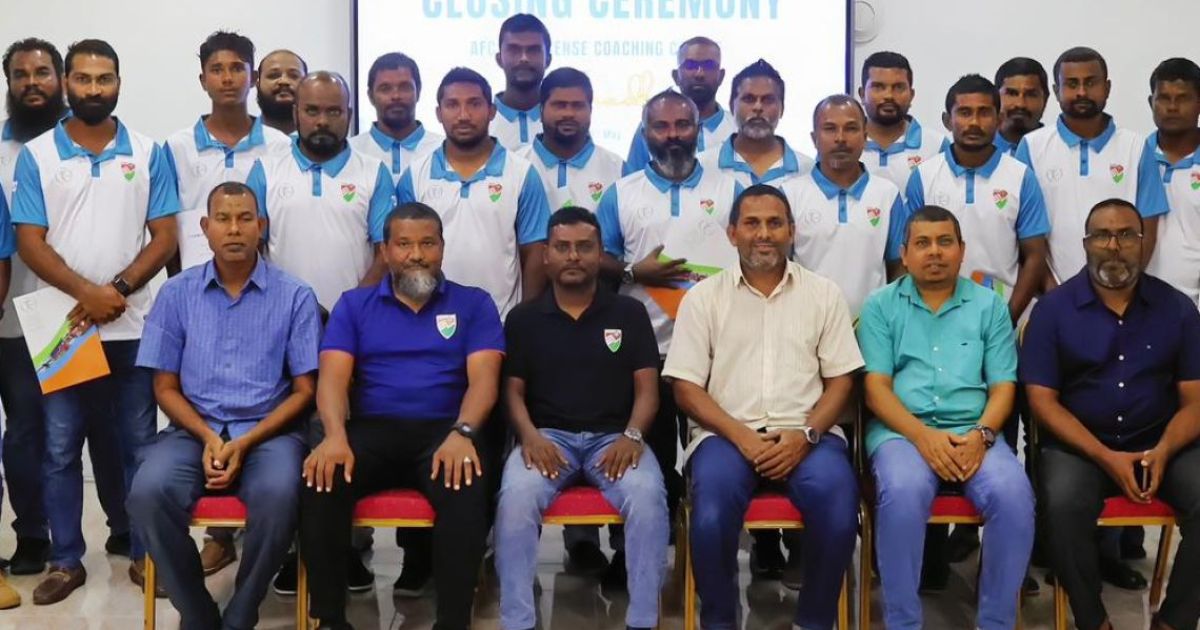 ލ. އަތޮޅު އޭއެފްސީ ކޯޗިން ކޯސް ނިމިއްޖެ