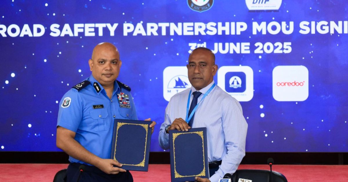 ތިން ކުންފުންޏަކާއެކު ރޯޑް ސޭފްޓީ ޕާާޓްނަރުންގެ އެއްބަސްވުމެއް