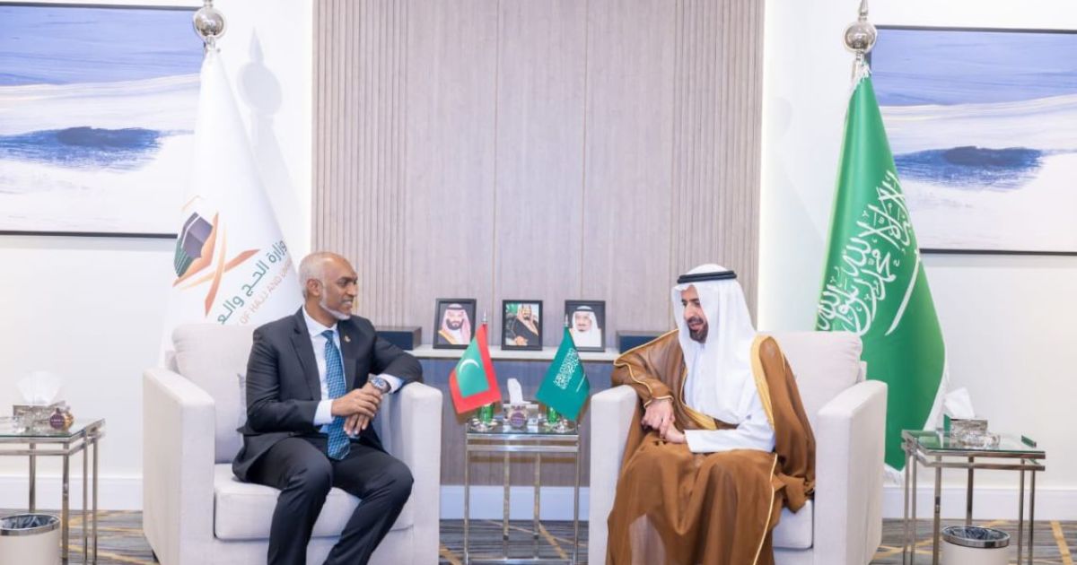 ސައުދީގެ އުމްރާ މިނިސްޓަރު ރައީސްގެ ޒިޔާރަތްކުރައްވައިފި