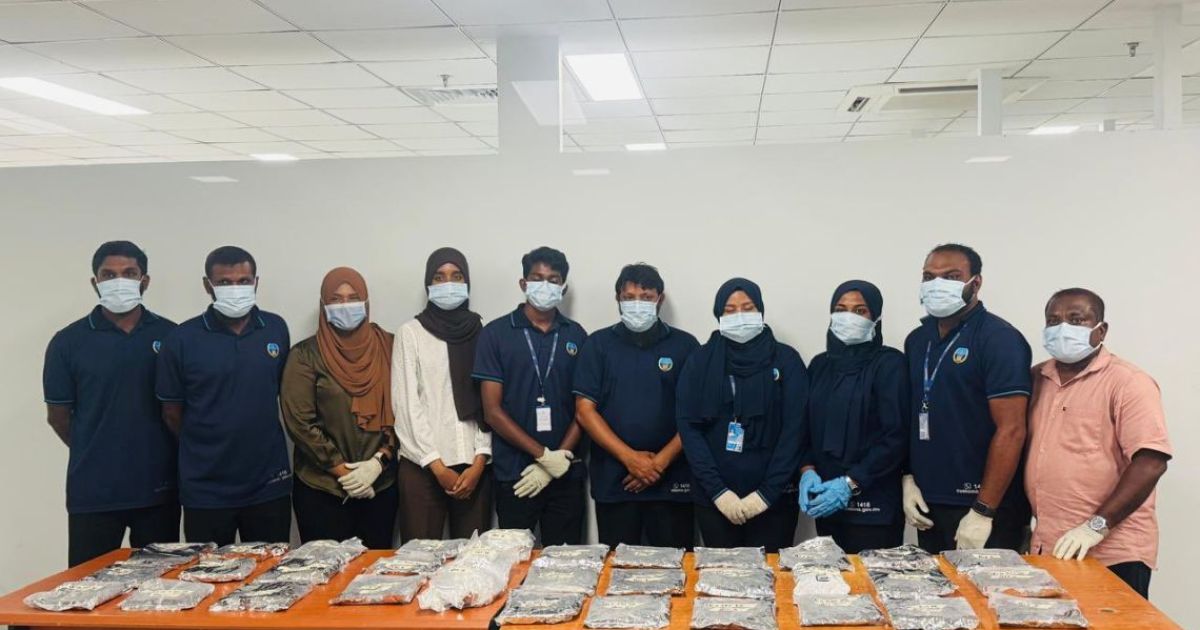 18 ކިލޯގެ މަސްތުވާތަކެތި އެތެރެކުރަން އުޅެނިކޮށް އަތުލައިގަނެފި
