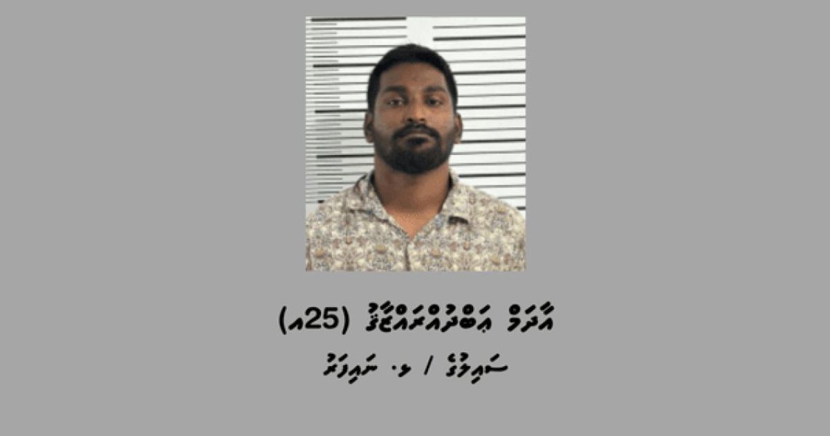 މަސްތުވާތަކެތީގެ މައްސަލައެއްގައި ނައިފަރުން މީހަކު ހައްޔަރުކޮށްފި