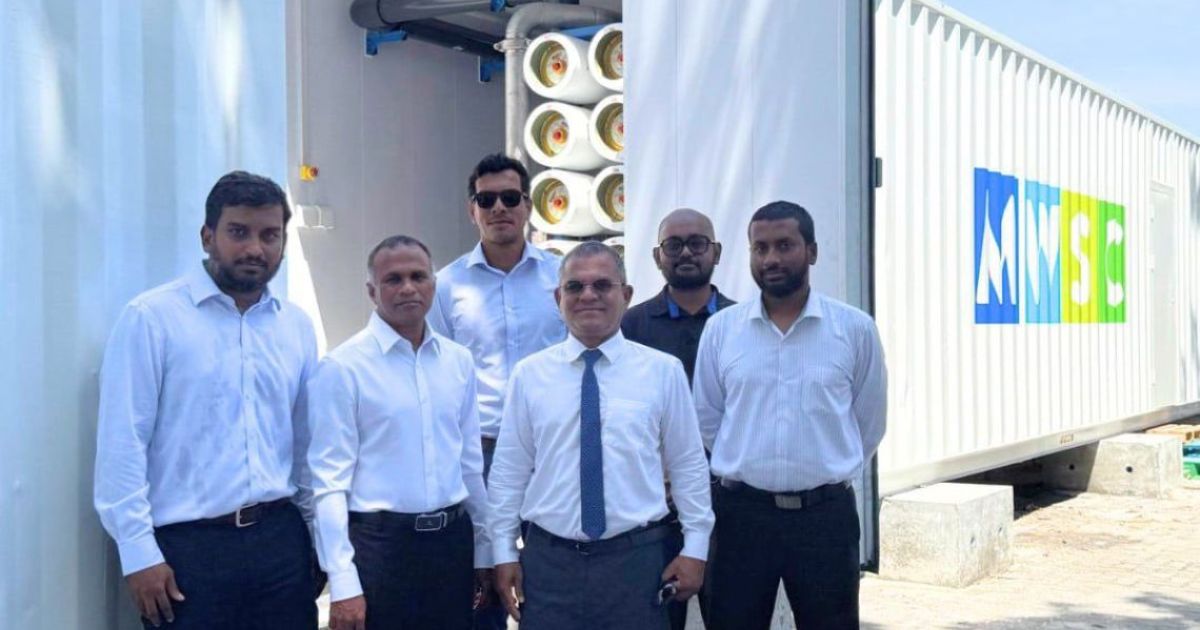 1،000 ޓަނުގެ ފެން އުފެއްދޭނެ އާރްއޯ ޕްލާންޓެއް