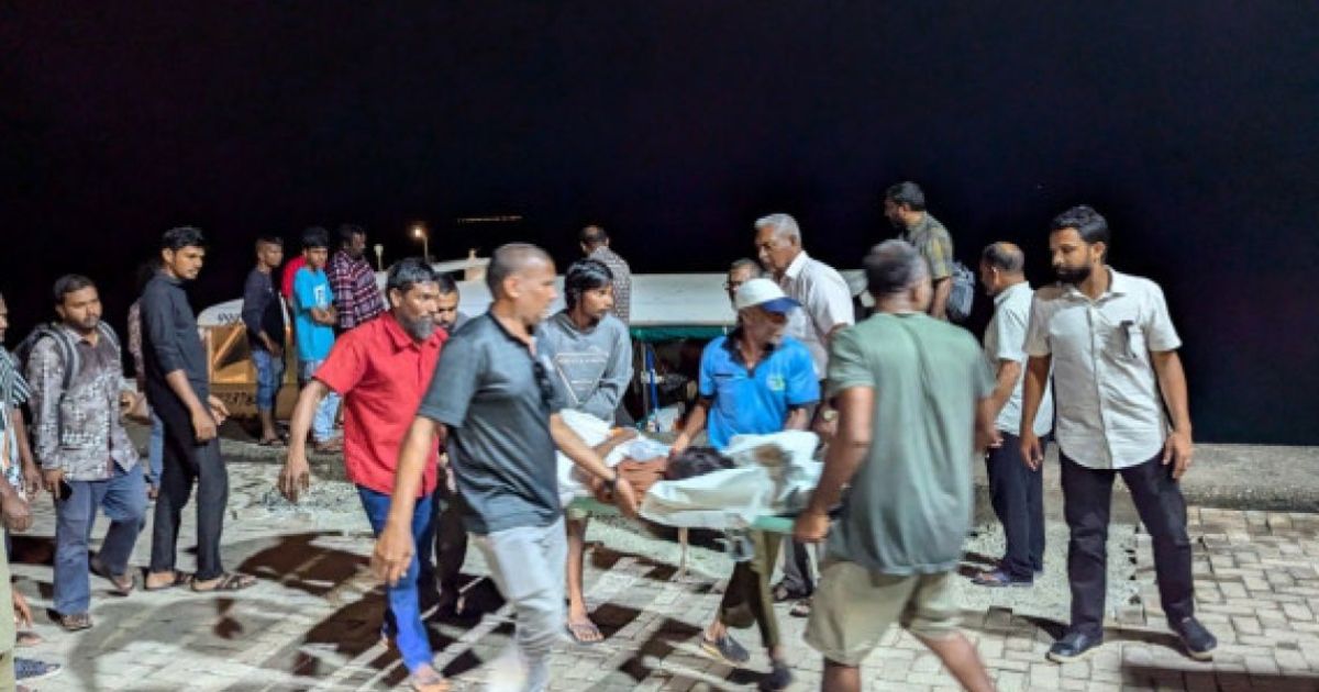 ފައިނުގައި ހިނގި އެކްސިޑެންޓުގައި އަނިޔާވި ދެކުދިން މާލެއަށް