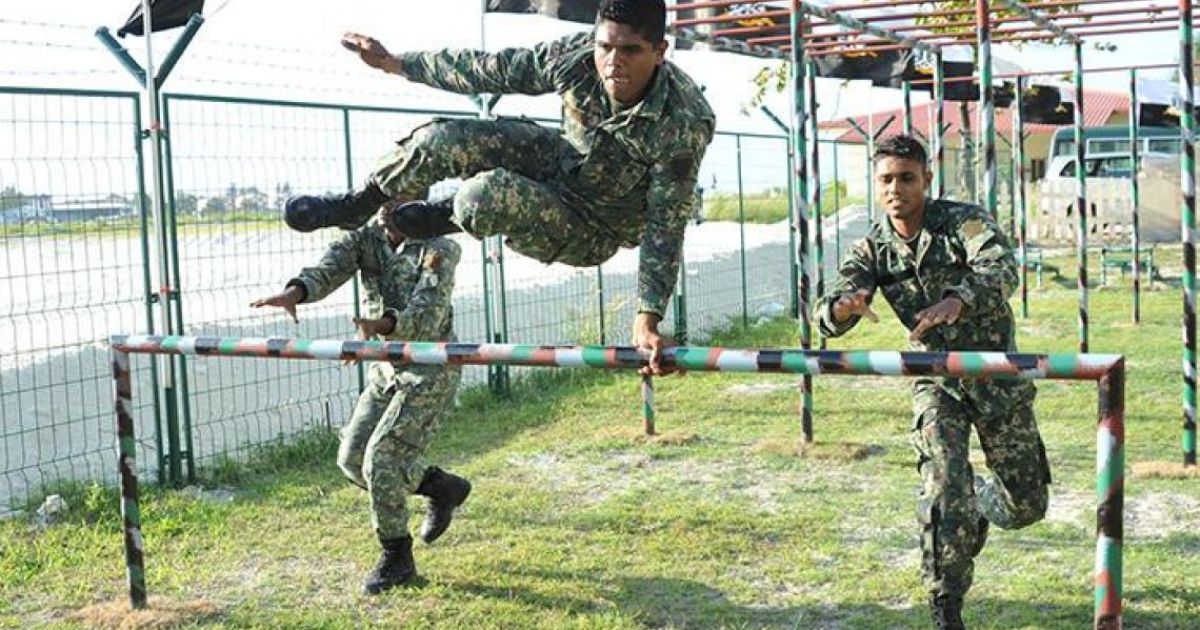 ހުޅުމާލެއާއި މާމިގިލީގައި ސިފައިންގެ ތަމްރީނުތަކެއް ކުރިއަށްގެންދަނީ