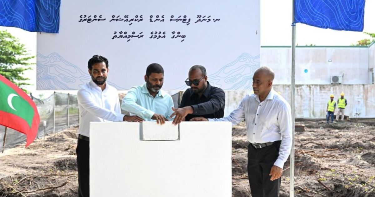 މަނަދޫއާއި ލަންދޫގެ ރެކްރިއޭޝަން ސެންޓަރުގެ ބިންގާ އަޅައިފި