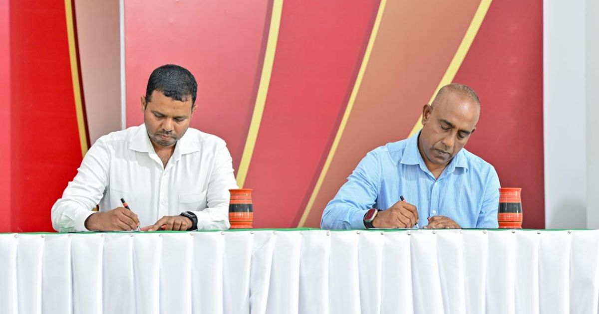 ތުޅާދޫ ކަލްޗަރަލް ސެންޓަރު ބިނާކުރުމުގެ އެއްބަސްވުމުގައި ސޮއިކޮށްފި