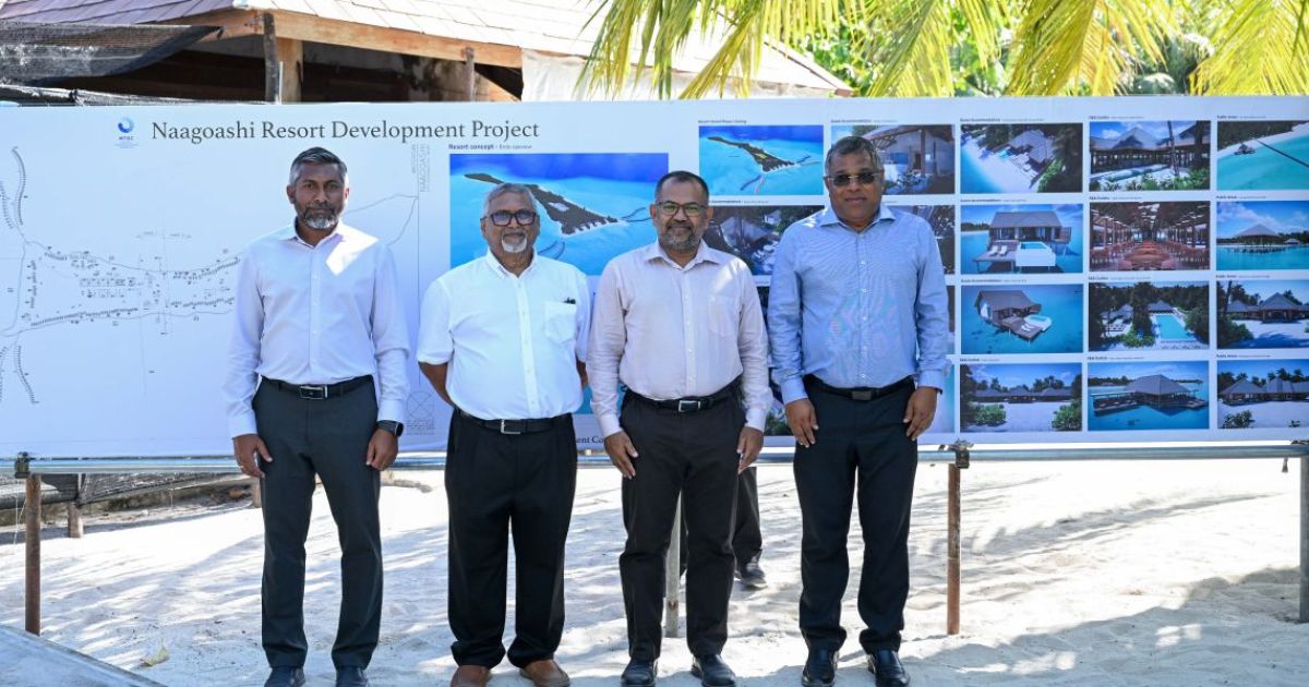 ނާގޯށީގައި ރިސޯޓު ތަރައްގީކުރުމުގެ މަސައްކަތް ފަށައިފި