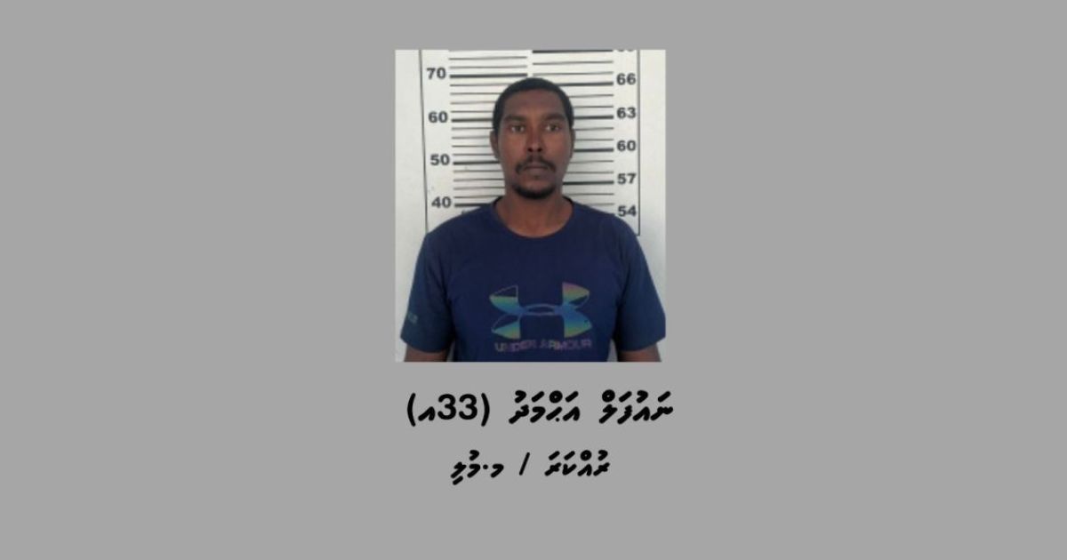 މަސްތުވާތަކެތީގެ މައްސަލައެއްގައި މުލިން މީހަކު ހައްޔަރުކޮށްފި
