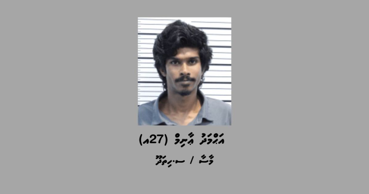 މަސްތުވާތަކެއްޗާއި ގިނަ އަދަދެއްގެ ފައިސާއާއެކު މީހަކު ހައްޔަރުކޮށްފި